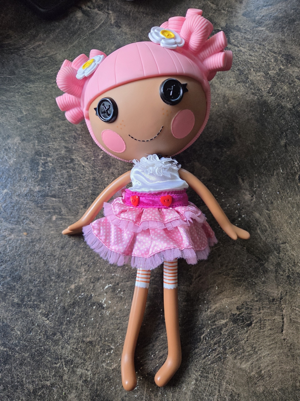 Lalaloopsy Blossom Flowerpot Doll - Pink Hair With White Flowers
